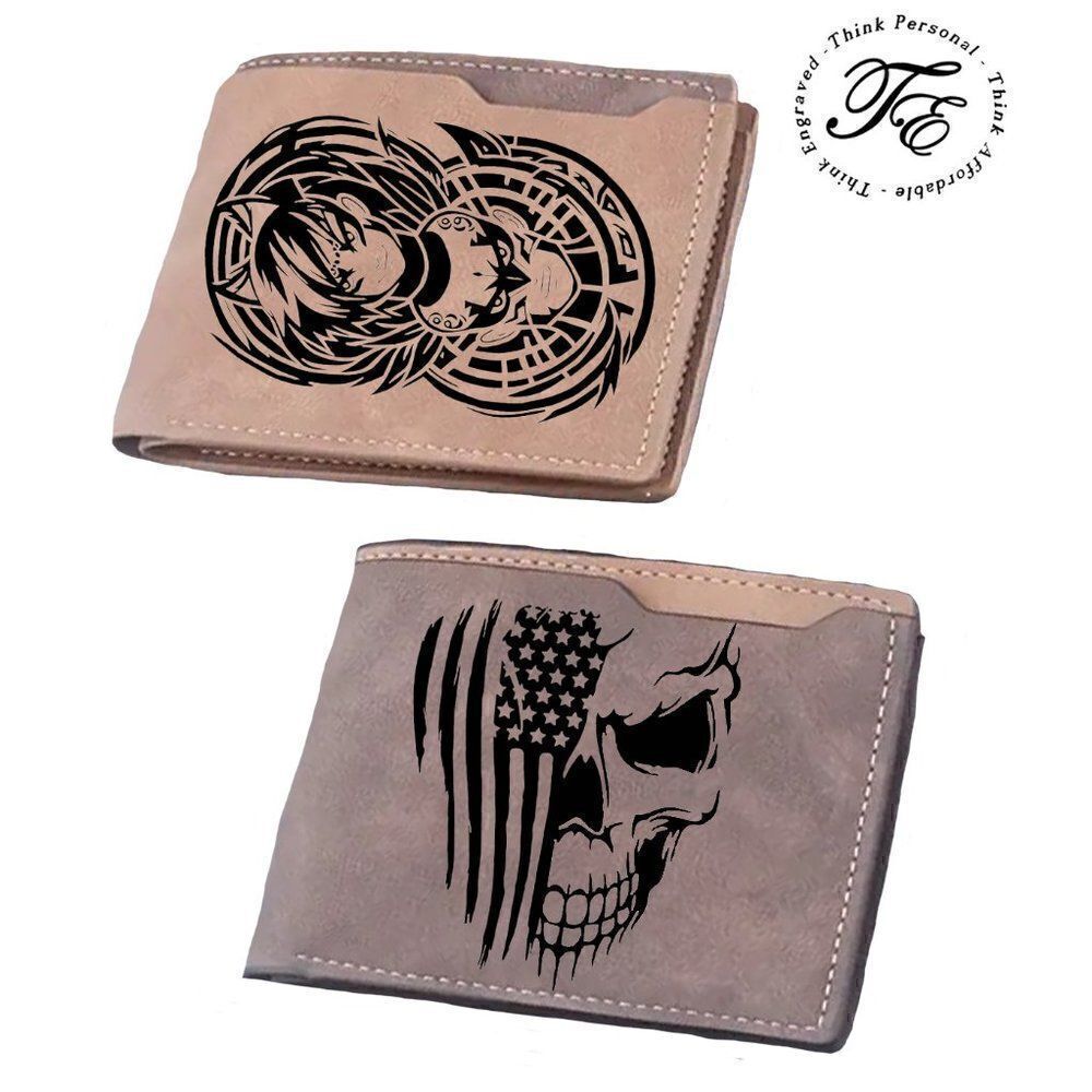 Personalized Men's Wallet with Anime or Pokemon Photo